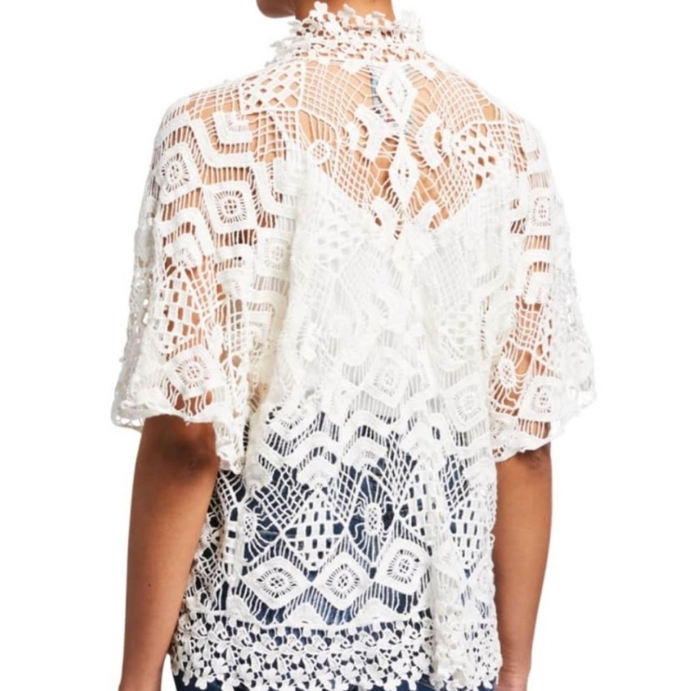 Johnny Was Jami crochet jacket NWT RARE - Picture 6 of 8